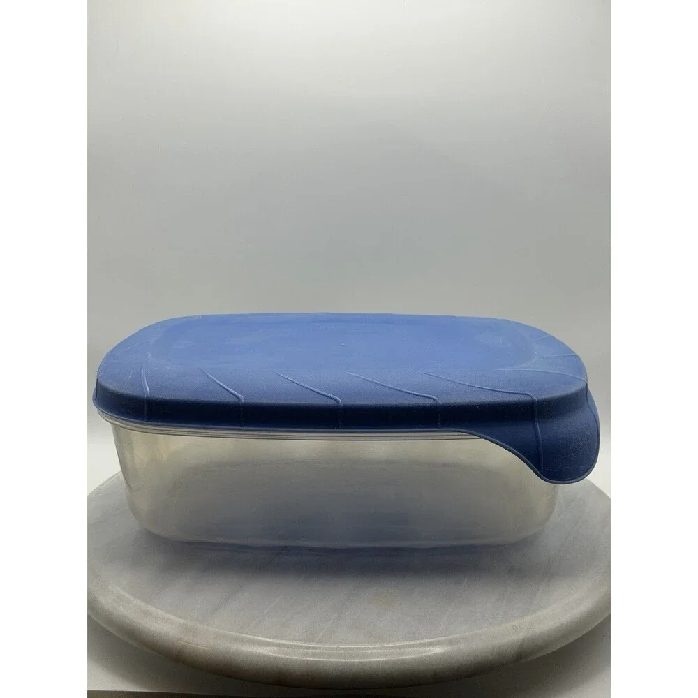 Rubbermaid Servin' Saver 2.3 Qt 553K 553J Blue Lid USA Vintage Replacement